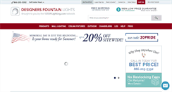Desktop Screenshot of designersfountainlights.com